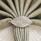 Edge Collections - Silver - Napkin Rings with Elegant Leaf Design - 1 Piece